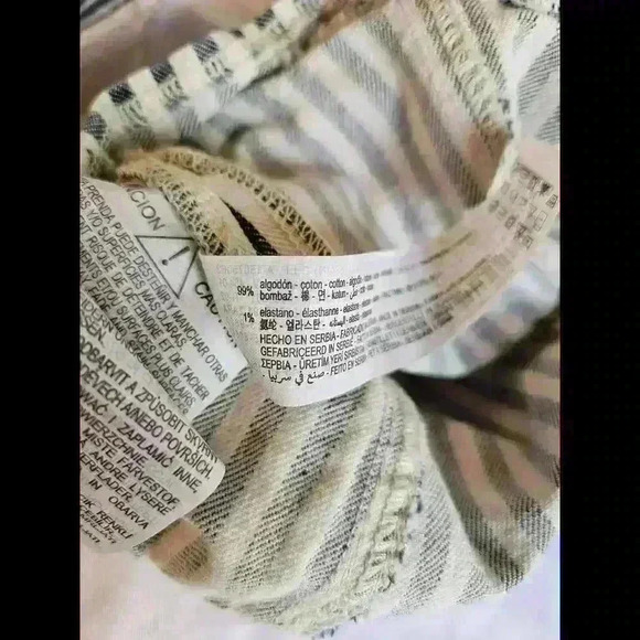 Zara Striped Crop Top with Wide Straps - Picture 4 of 4